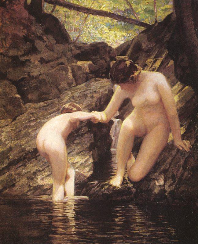 William Sergeant Kendall Bathers oil painting image